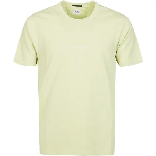 T-Shirts,Roter Bud Resist-gefärbtes Logo-T-Shirt - C.P. Company - Modalova
