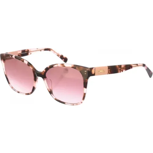 Butterfly Style Acetate Sunglasses , female, Sizes: ONE SIZE - Longchamp - Modalova