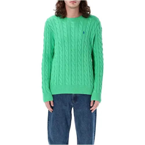 Cable Knit Sweater , male, Sizes: XL - Ralph Lauren - Modalova