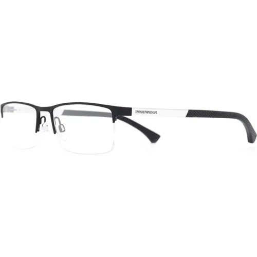 Schwarze optische Brille, vielseitig und stilvoll,Designer Brille Ea1041 - Emporio Armani - Modalova