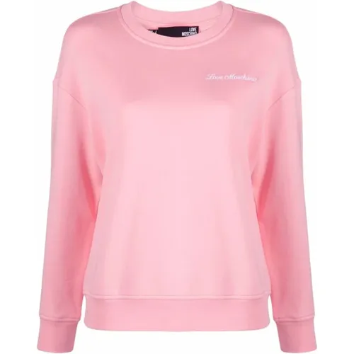 Sweatshirt , female, Sizes: M - Love Moschino - Modalova