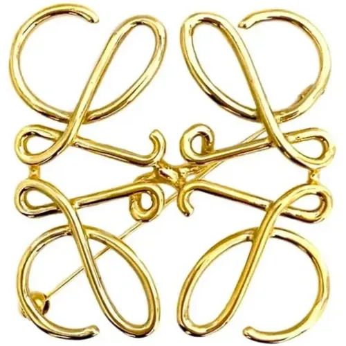 Pre-owned Metal brooches , female, Sizes: ONE SIZE - Loewe Pre-owned - Modalova