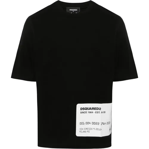 Baumwoll Jersey Basic T-Shirt - Dsquared2 - Modalova