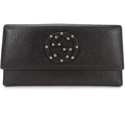 Pre-owned Leather wallets , female, Sizes: ONE SIZE - Gucci Vintage - Modalova