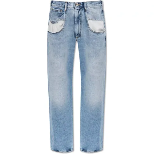 Jeans with straight legs , female, Sizes: 2XS, 3XS, XS, S - Maison Margiela - Modalova