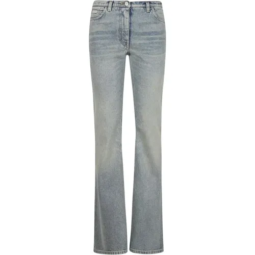 Retro Denim Bootcut Hose , Damen, Größe: W27 - Courrèges - Modalova