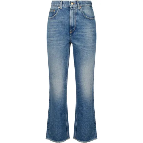 Cropped Flare Jeans , female, Sizes: W26, W25, W28 - Golden Goose - Modalova