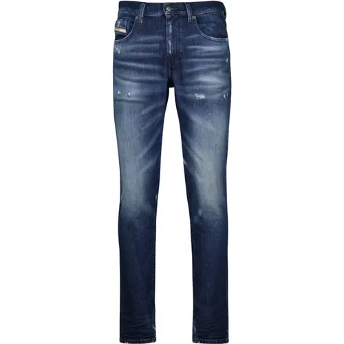 Slim 2019 D-Strukt Denim Jeans , male, Sizes: W31 L32, W30 L32, W29 L32 - Diesel - Modalova