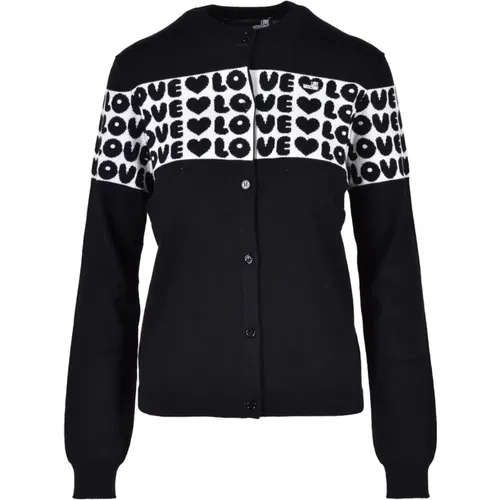 Wollmischung Pullover , Damen, Größe: L - Love Moschino - Modalova