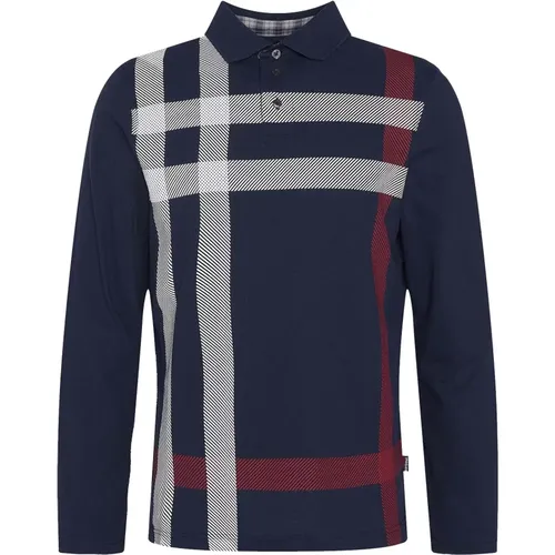 Tartan Langarm Polo Shirt , Herren, Größe: S - Barbour - Modalova