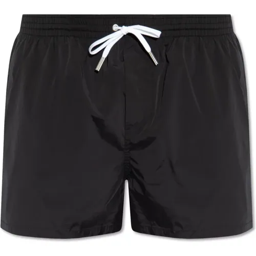 Swimming shorts with logo , male, Sizes: M - Dsquared2 - Modalova