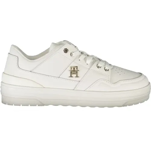 Classic sneakers with contrasting detail , female, Sizes: 4 UK, 7 UK, 3 UK, 6 UK, 5 UK, 8 UK - Tommy Hilfiger - Modalova