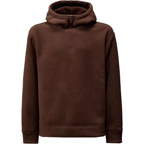 Brauner Kapuzenpullover Polar Fleece , Herren, Größe: M - C.P. Company - Modalova