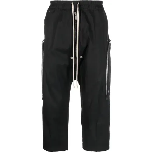 Schwarze Casual Baumwollhose - Rick Owens - Modalova