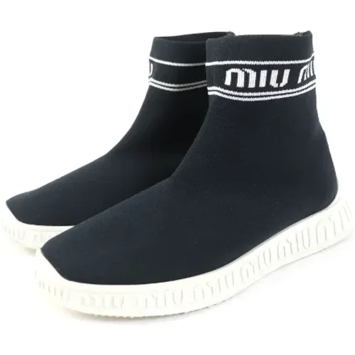 Pre-owned Stoff sneakers - Miu Miu Pre-owned - Modalova