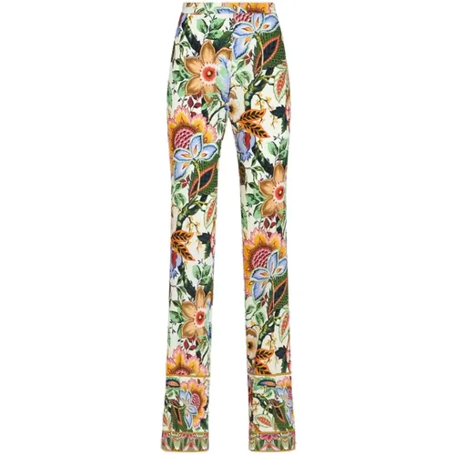 Trousers White , female, Sizes: M, S, XS - ETRO - Modalova