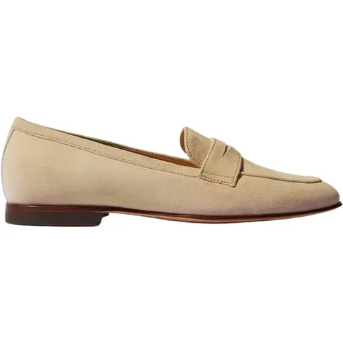 Suede Penny Loafers , Damen, Größe: 35 EU - Scarosso - Modalova