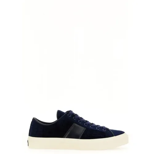 Italian Made Sneaker with Unique Materials , male, Sizes: 7 UK, 6 1/2 UK, 8 UK - Tom Ford - Modalova