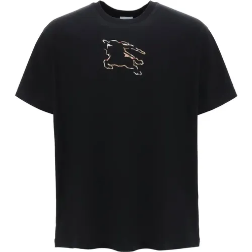 EKD Einlage Tartan T-Shirt , Herren, Größe: 2XS - Burberry - Modalova