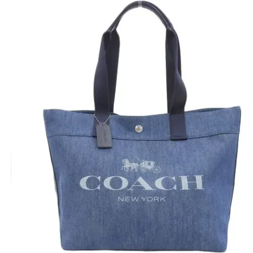 Pre-owned Denim shoulder-bags , female, Sizes: ONE SIZE - Coach Pre-owned - Modalova