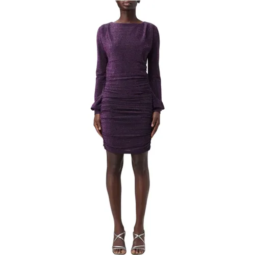 Short Jersey Dress , female, Sizes: XS, 2XS, S - Gaëlle Paris - Modalova