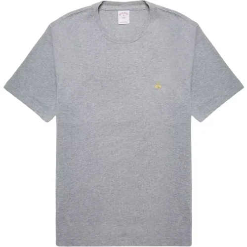 Klassische Kurzärmel-Baumwoll-T-Shirt,Logo-Baumwoll-T-Shirt - Brooks Brothers - Modalova