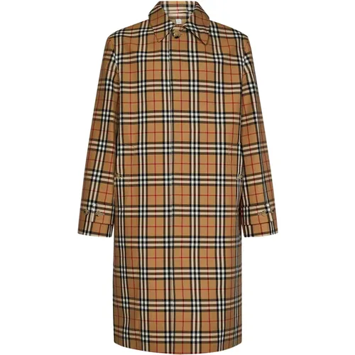 Classic Single-Breasted Coats , male, Sizes: XL, L - Burberry - Modalova