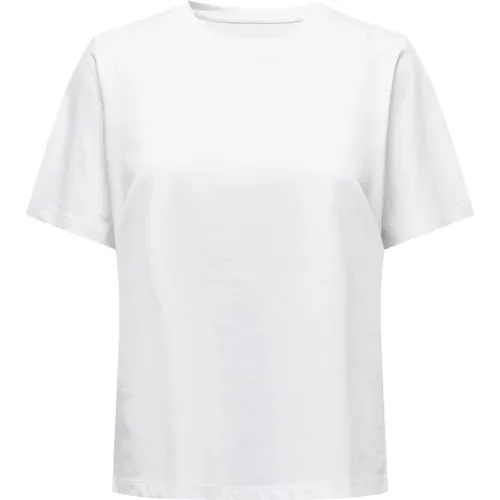 Damen T-Shirt Frühling/Sommer Kollektion , Damen, Größe: XS - Only - Modalova