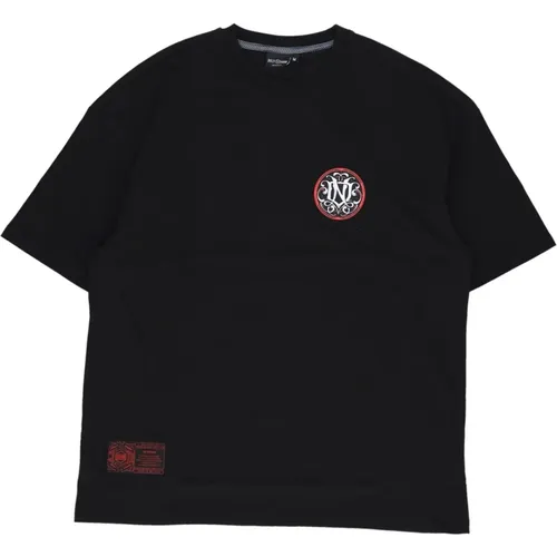 Monogramm Frühling Tee Schwarzes T-Shirt - Dolly Noire - Modalova