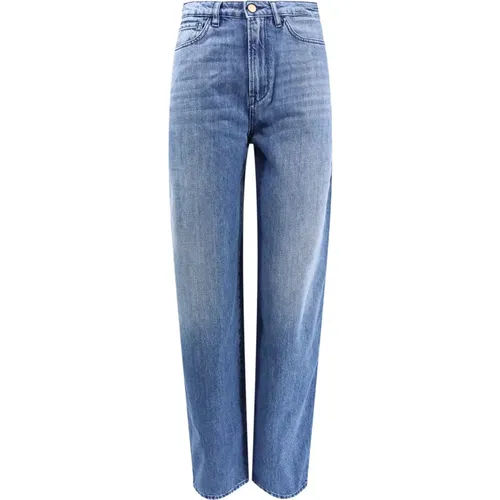 High Waisted Wide Leg Jeans , female, Sizes: W29, W28 - 3X1 - Modalova