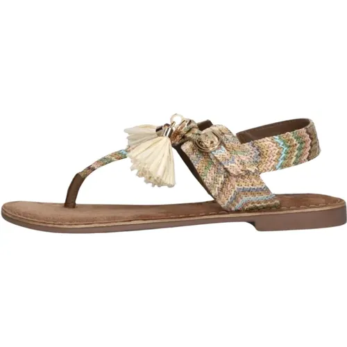 Leder Sandalen 75.119 , Damen, Größe: 40 EU - Lazamani - Modalova