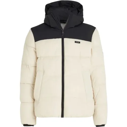 Herren Color Block Steppjacke - Calvin Klein - Modalova