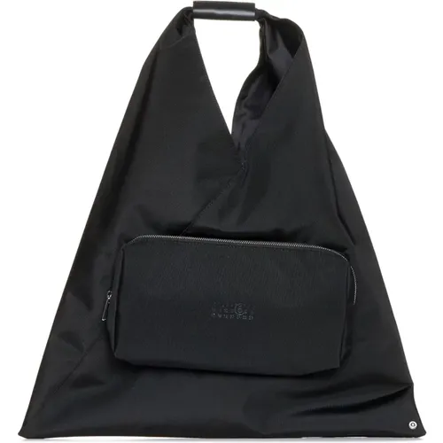 Schwarze Japanische Taschen , Damen, Größe: ONE Size - MM6 Maison Margiela - Modalova