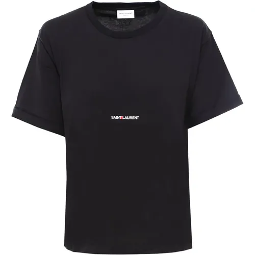 T-Shirts , Damen, Größe: XS - Saint Laurent - Modalova