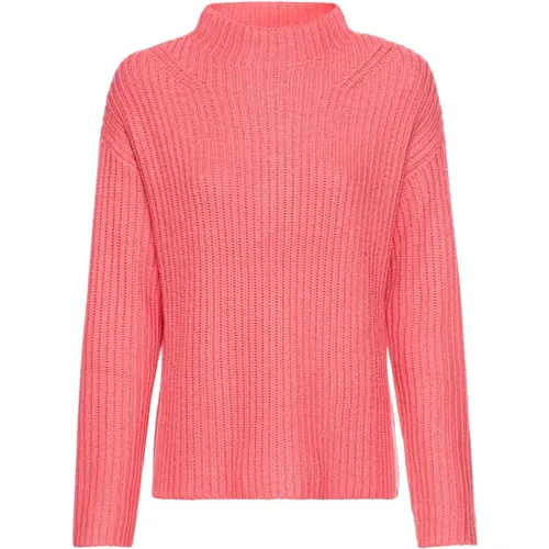 Roll Neck Knit Sweater , female, Sizes: M, XL, L, S - camel active - Modalova