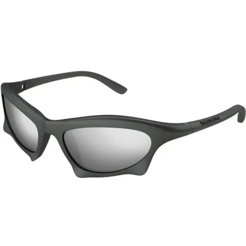 Bb0229S Ruthenium Sunglasses , unisex, Sizes: 59 MM - Balenciaga - Modalova
