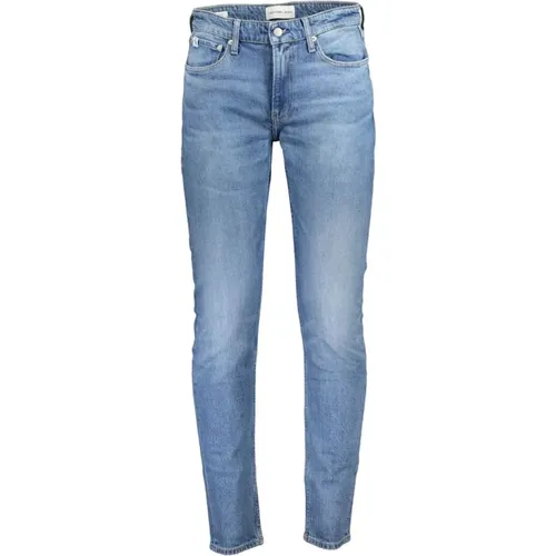 Slim Taper Jeans Washed Effect , male, Sizes: W31 L32, W32 L32, W30 L32 - Calvin Klein - Modalova