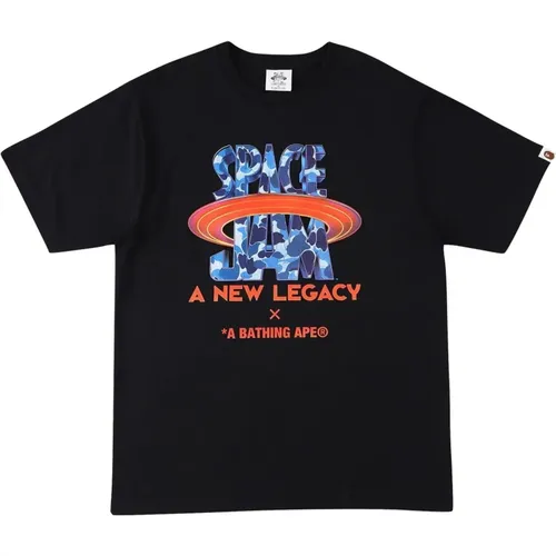 Space Jam Logo Tee Limited Edition , male, Sizes: L - A Bathing APE - Modalova