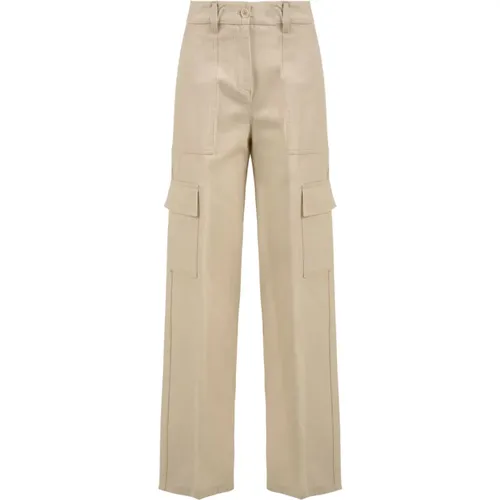 Natural Trousers for Women , female, Sizes: 2XS, S - Aspesi - Modalova