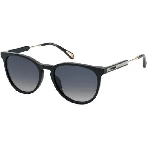 Schwarze Acetat Damen Sonnenbrille - Zadig & Voltaire - Modalova