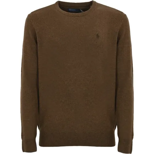 Polo Pullover Braun , Herren, Größe: XL - Ralph Lauren - Modalova