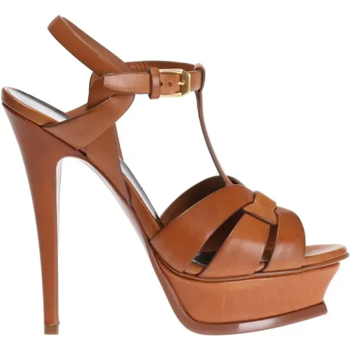 Tribute platform sandals , female, Sizes: 3 UK, 6 UK, 3 1/2 UK, 5 UK, 7 UK, 5 1/2 UK, 6 1/2 UK - Saint Laurent - Modalova