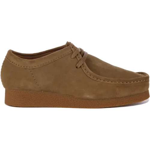 Wallabee Evo Suede Boots Sand Men , male, Sizes: 11 UK - Clarks - Modalova