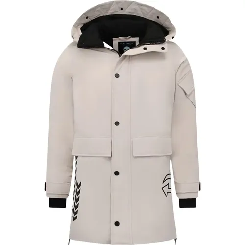 Winter Jacket Men with Hood , male, Sizes: XL, L, S, XS, M - Enos - Modalova