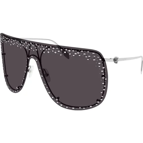 Silver/ Sunglasses Am0313S , unisex, Sizes: ONE SIZE - alexander mcqueen - Modalova