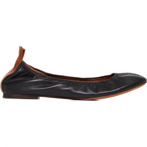 Schwarze flache Schuhe Lanvin - Lanvin - Modalova