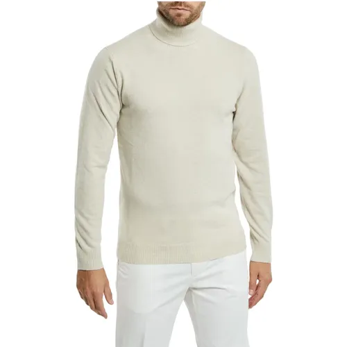 Ultrafine Merino Wool Sweater with Cashmere , male, Sizes: XL - Daniele Fiesoli - Modalova
