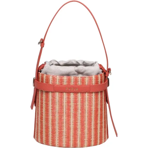 Women's Bags Bucket Bag & Backpack Cinnamon Ss24 , female, Sizes: ONE SIZE - Furla - Modalova
