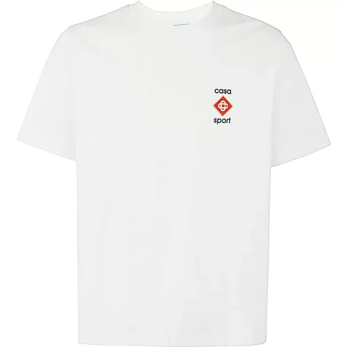 Sport Logo 3F Bedrucktes T-Shirt , Herren, Größe: M - Casablanca - Modalova