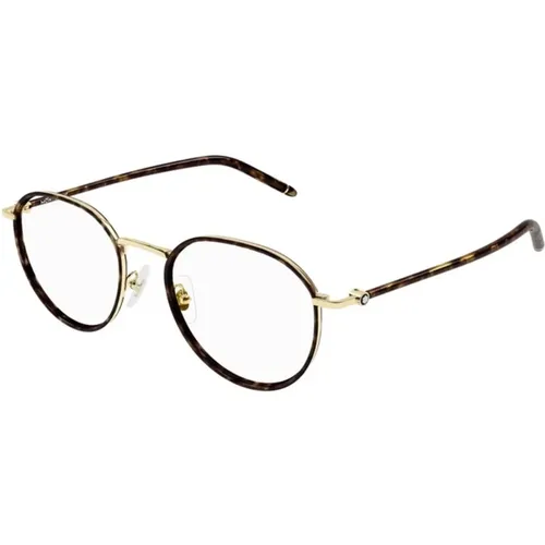 Golden Sunglasses Elevate Your Style , unisex, Sizes: 51 MM - Montblanc - Modalova